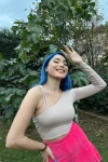 Kadın Bej Uzun Tek Kol Bluz (zck0595)
