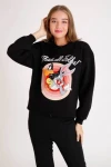 Siyah Donoll Duck Sweatshirt