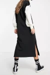 Siyah Yanı Yırtmaçlı Sweat Kazak Elbise (zck0409)