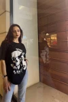 Kadın Come Here Baskılı Oversize T-Shirt (zck0778)