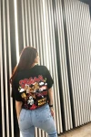 Dream Baskılı Oversize T-shirt (zck0778)