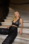 Kadın Siyah Taşlı Bralet (ZCKZK128)